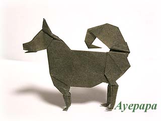 ハスキー犬の折紙 アエパパのオリガミ工房 楽天ブログ