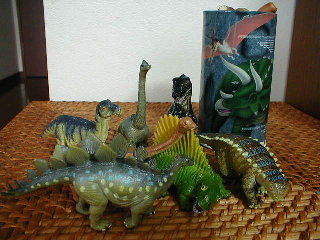 恐竜がいっぱい