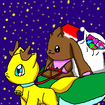 チョコモンとサンダーのクリスマス