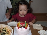 ３歳の誕生日