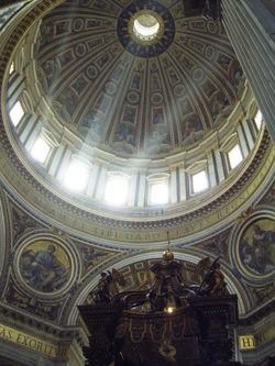 バチカンの大聖堂の内部