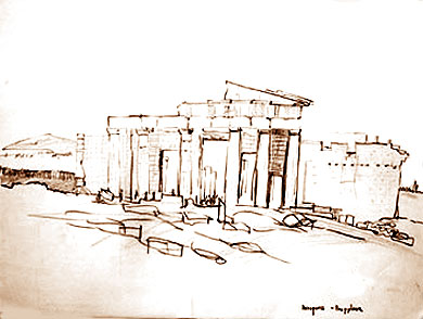 Propylaia, the entrance of Acropolis