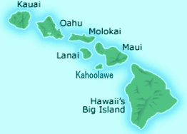ハワイ州マップ