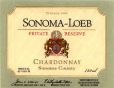 PrivateReserveChardonnay[1999]Sonoma-Loe