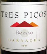 TresPicosGarnacha[2001]Borsao