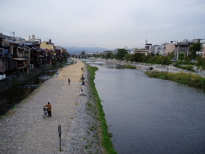京都と言えば鴨川