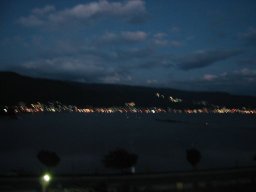 諏訪湖の夜
