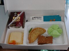 メルパティ航空の機内食