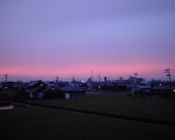 ８．１８夕焼け