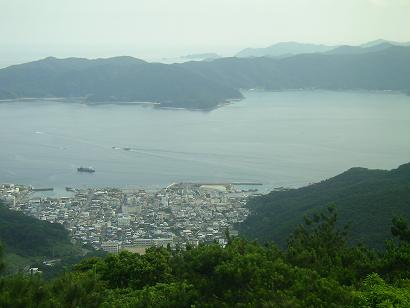高知山展望台からの眺め
