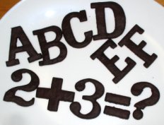 アルファベット＆数字のクッキー