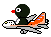 ペンギン　飛行機