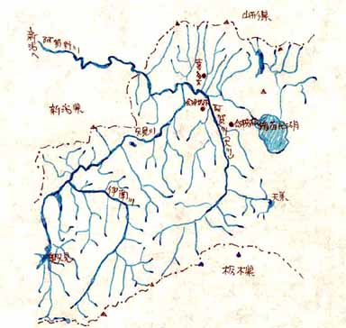 会津地方の温泉と渓流