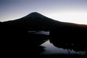 20050118明朝の富士山