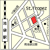サントロペ地図