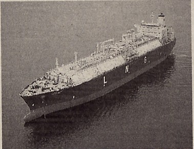 LNG船（千葉で）